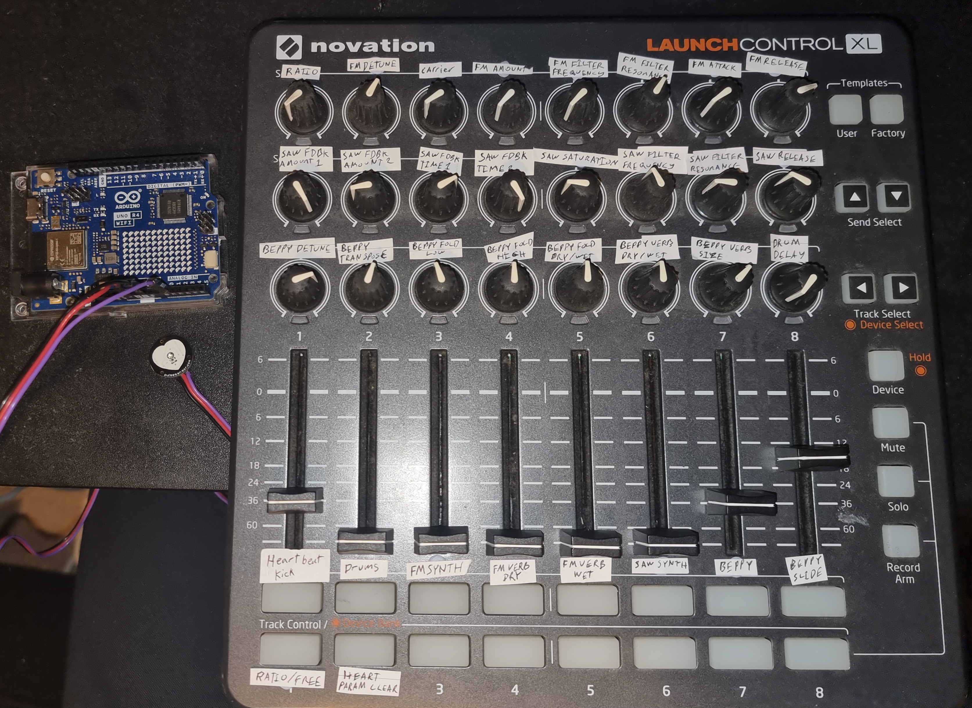 Arduino, Pulse Sensor and Midi Controller